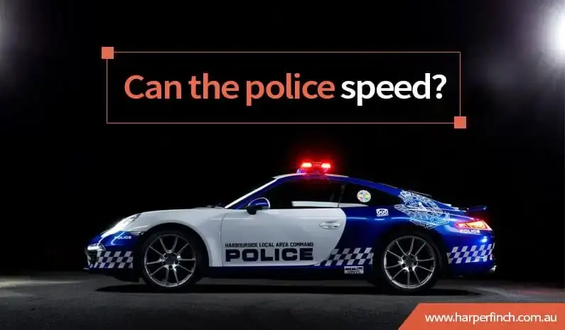 Are the Police allowed to Speed?